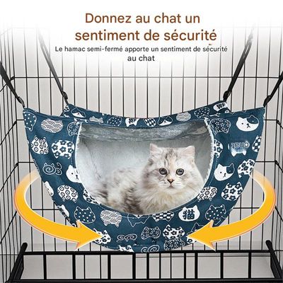 IntiMeg Hamac pour chat suspendu