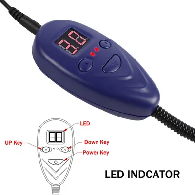 IntiMeg Cojín eléctrico calefactable para perros con temporizador