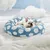 IntiMeg Panier rond pour chien et chat,nuages ​​blancs
