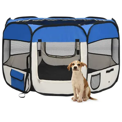 vidaXL parc pour chiens Polyester