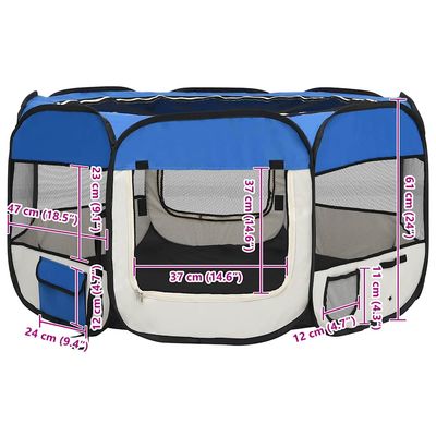 vidaXL parc pour chiens Polyester