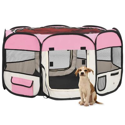 vidaXL parc pour chiens Polyester