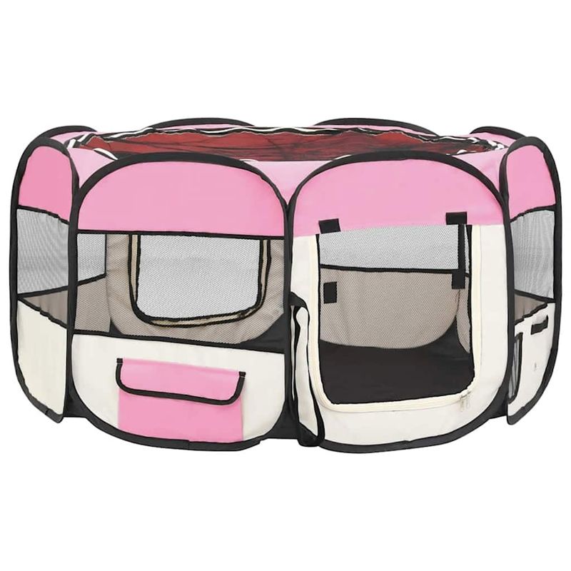 vidaXL parc pour chiens Polyester