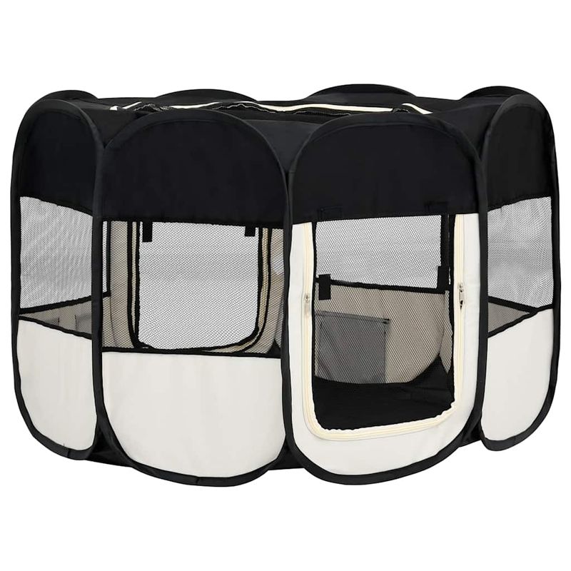 vidaXL parc pour chiens Polyester