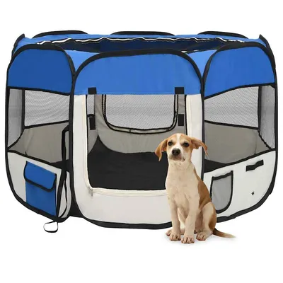 vidaXL parc pour chiens Polyester