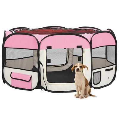 vidaXL parc pour chiens Polyester