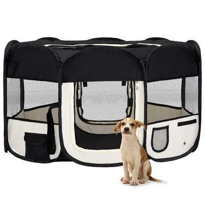 vidaXL parc pour chiens Polyester
