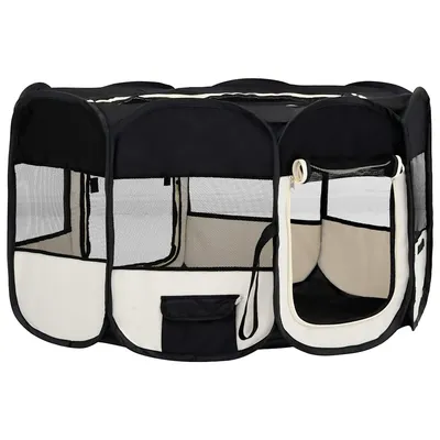 vidaXL parc pour chiens Polyester