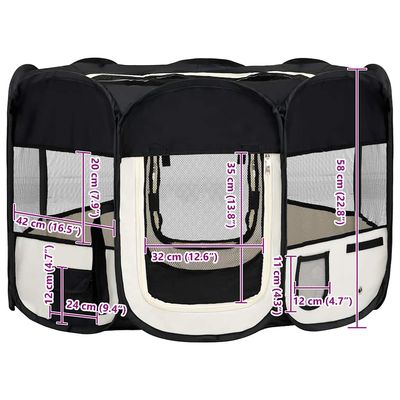 vidaXL parc pour chiens Polyester