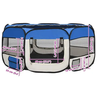 vidaXL parc pour chiens Polyester