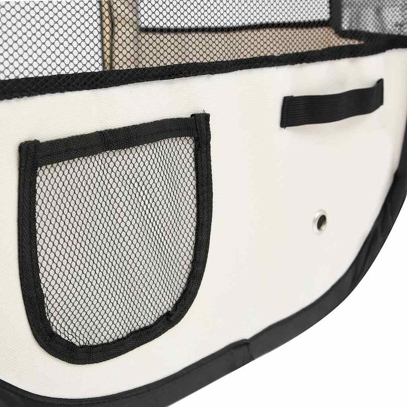 vidaXL parc pour chiens Polyester