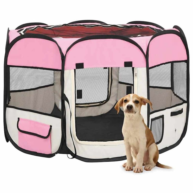 vidaXL parc pour chiens Polyester