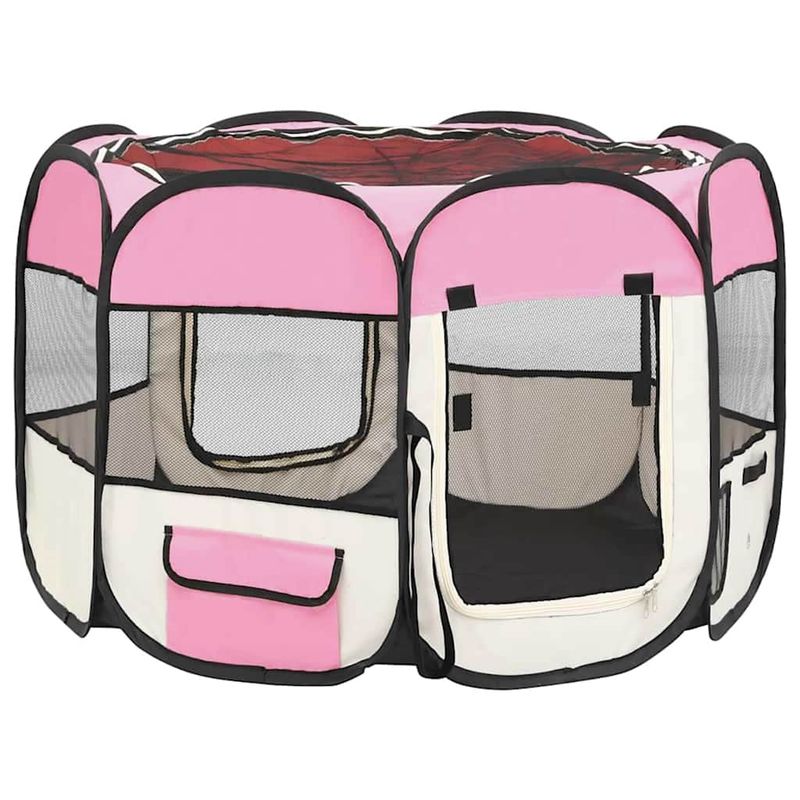 vidaXL parc pour chiens Polyester