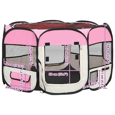 vidaXL parc pour chiens Polyester