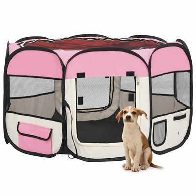 vidaXL parc pour chiens Polyester