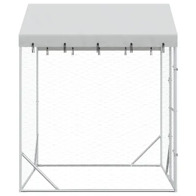 vidaXL chenil extérieur pour chiens Acier