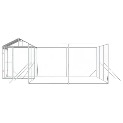 vidaXL chenil extérieur pour chiens Acier