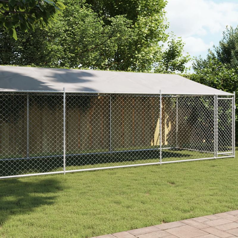 vidaXL cage pour chien Acier
