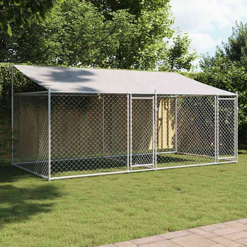 vidaXL cage pour chien Acier