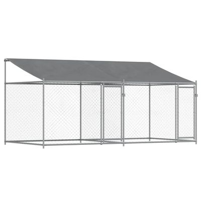 vidaXL cage pour chien Acier