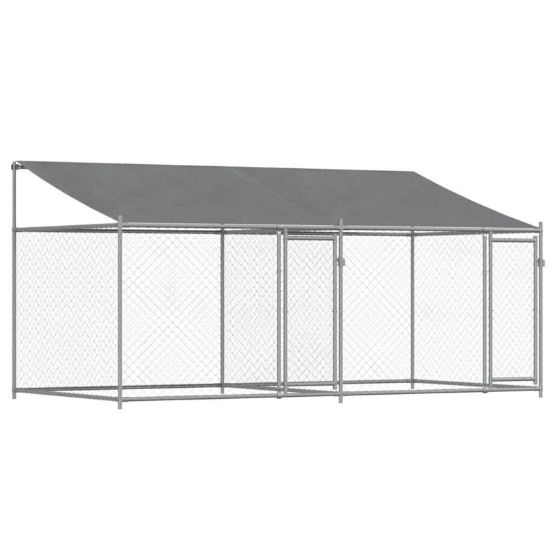 vidaXL cage pour chien Acier