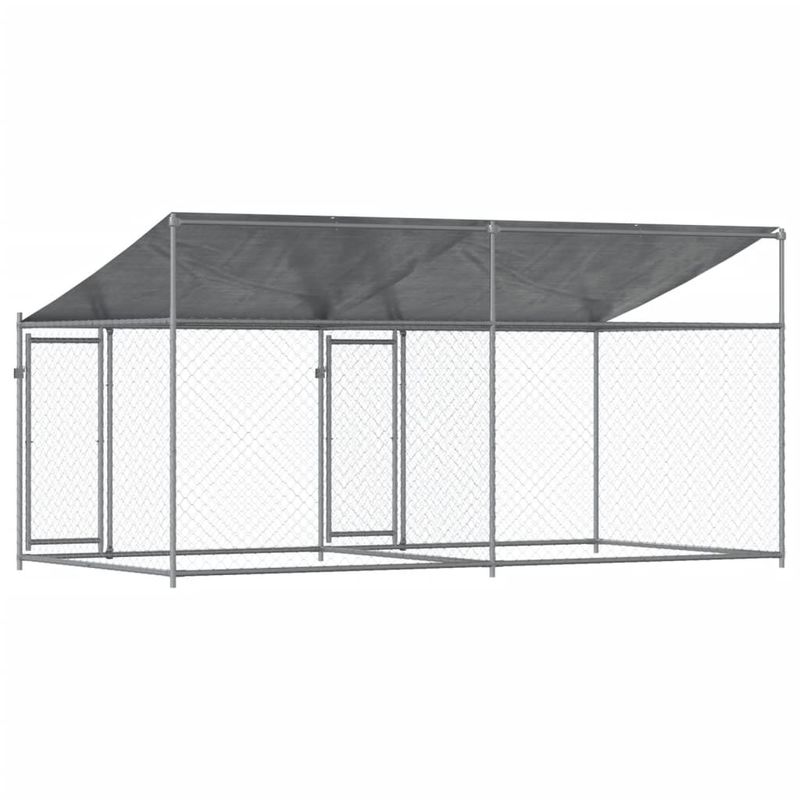 vidaXL cage pour chien Acier
