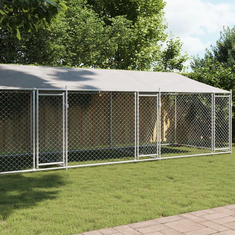 vidaXL cage pour chien Acier