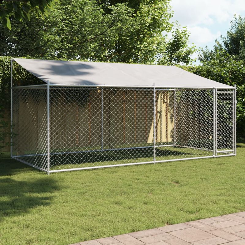 vidaXL cage pour chien Acier