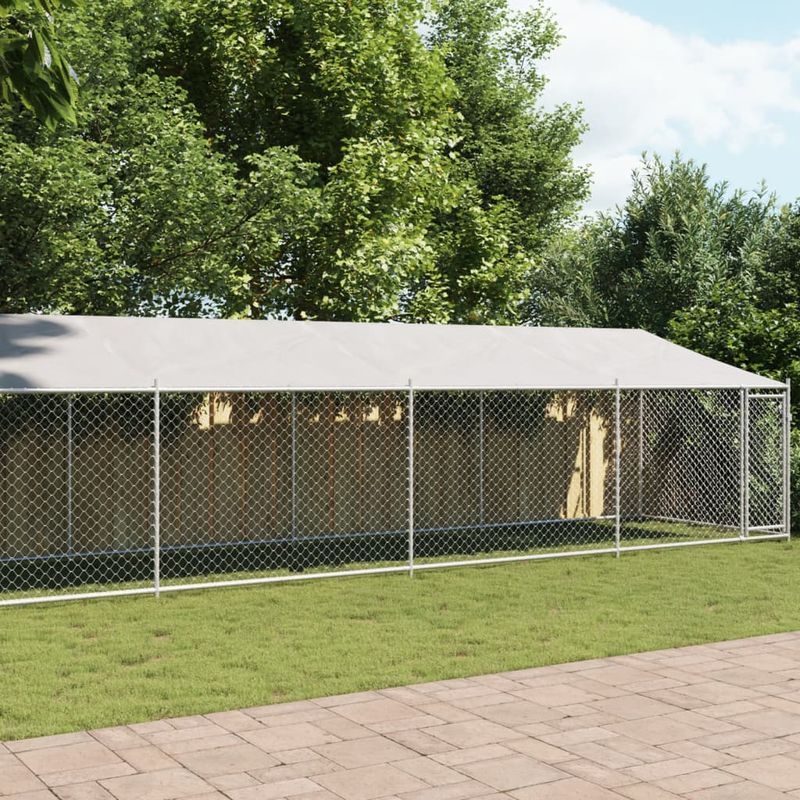 vidaXL cage pour chien Acier