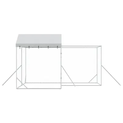 vidaXL chenil extérieur pour chiens Acier