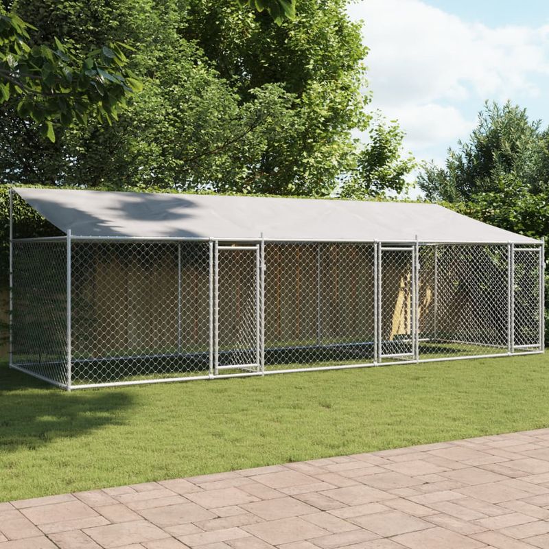vidaXL cage pour chien Acier