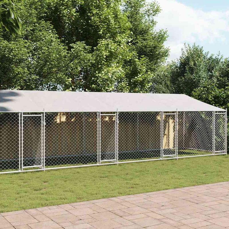 vidaXL cage pour chien Acier