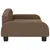 vidaXL lit pour chien Tissu