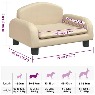 vidaXL lit pour chien Tissu vidaXL lit pour chien Tissu