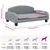 vidaXL lit pour chien Tissu