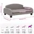 vidaXL lit pour chien Tissu