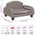 vidaXL lit pour chien Tissu