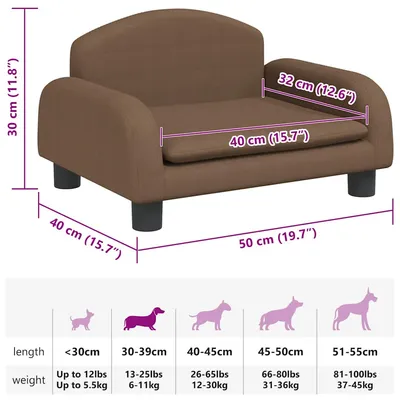 vidaXL lit pour chien Tissu vidaXL lit pour chien Tissu