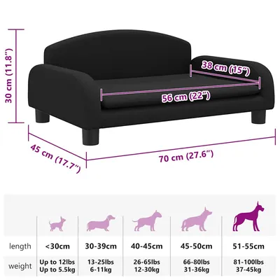 vidaXL lit pour chien Tissu vidaXL lit pour chien Tissu