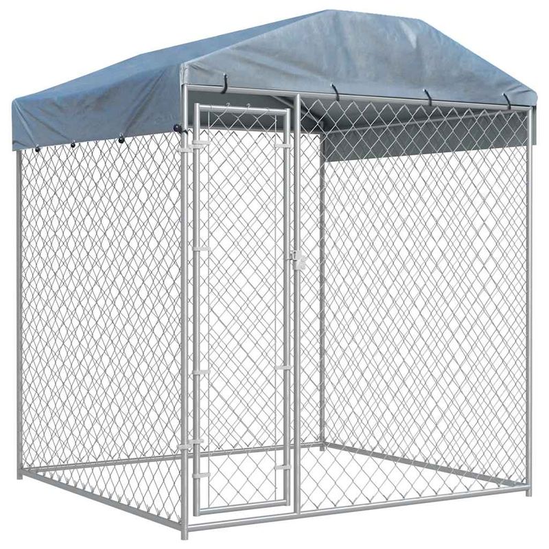 vidaXL chenil de chien Acier