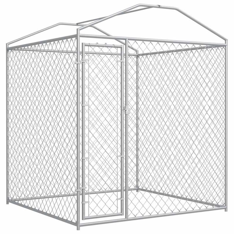vidaXL chenil de chien Acier