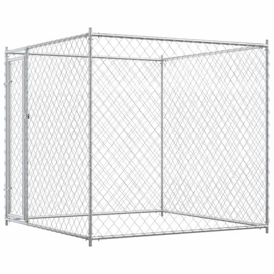 vidaXL chenil de chien Acier