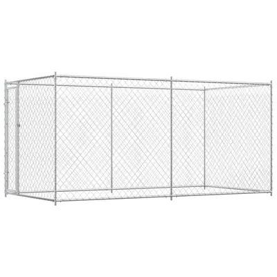 vidaXL chenil de chien Acier