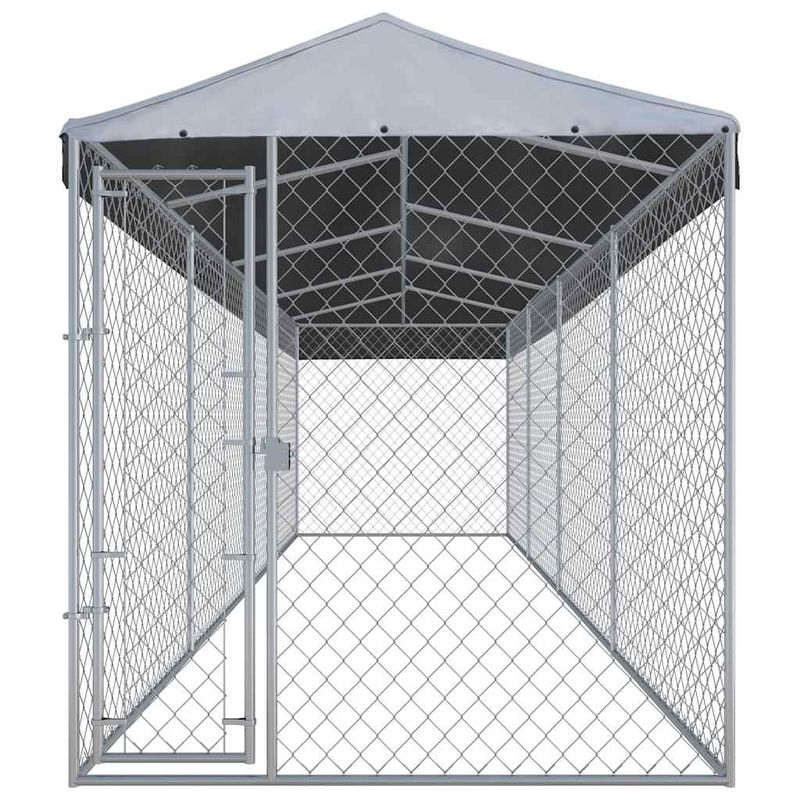 vidaXL chenil Acier