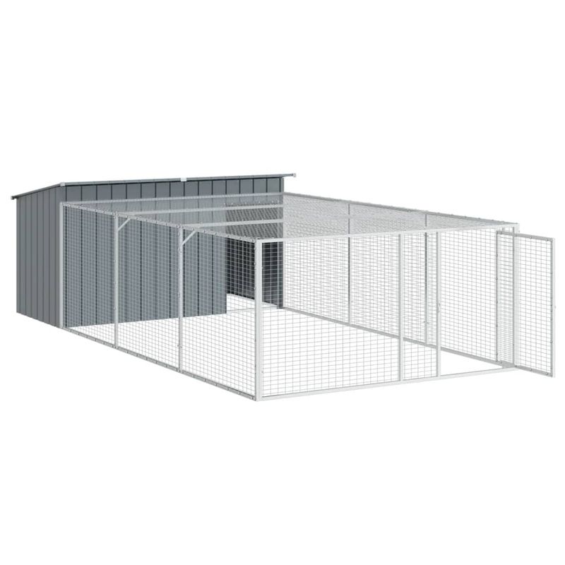 vidaXL niche pour chien Acier