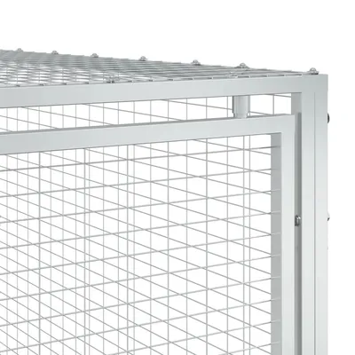 vidaXL niche pour chien Acier