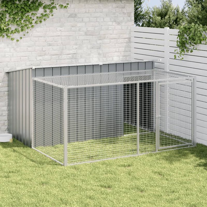 vidaXL niche pour chien Acier