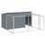 vidaXL niche pour chien Acier