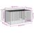vidaXL niche pour chien Acier