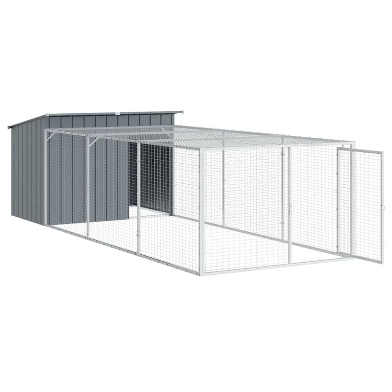 vidaXL niche pour chien Acier